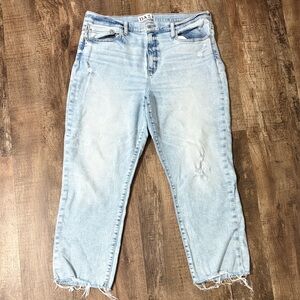 Daze Light Blue Cropped Women's Jeans
